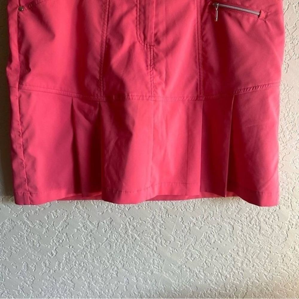 GG Blue Luxe Sport Golf Skort Pink 12 Women Pleated Athletic Activewear - Picture 10 of 15